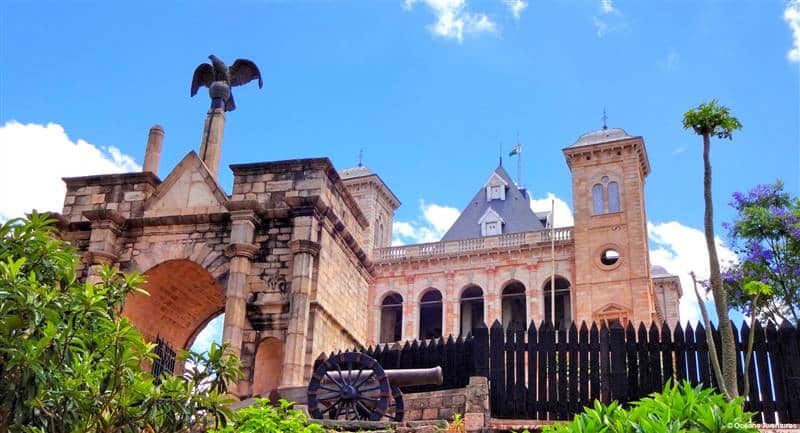 Queen's palace monument Antananarivo Madagascar